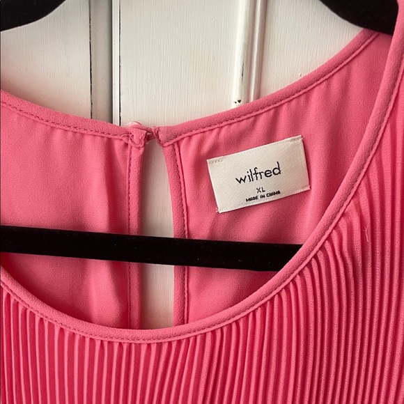 Wilfred Pink Pleated Dress - Picture 1 of 3